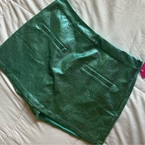 Buddy Love John Vegan Leather Envelope Skort new with tags